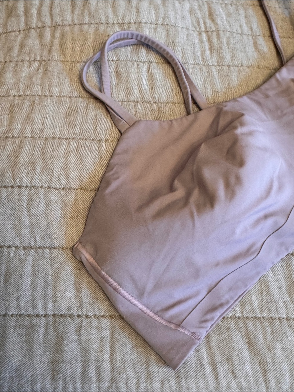lululemon athletica Seamless Bralette Tank — Mauve